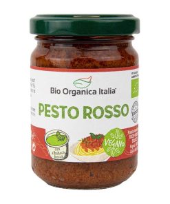 Pesto Rosso de Tomates Secos Vegano BIO 140g Organica Italia