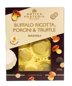 Ravioles Rellenos de Queso Ricotta, Porcini y Trufa, 350g